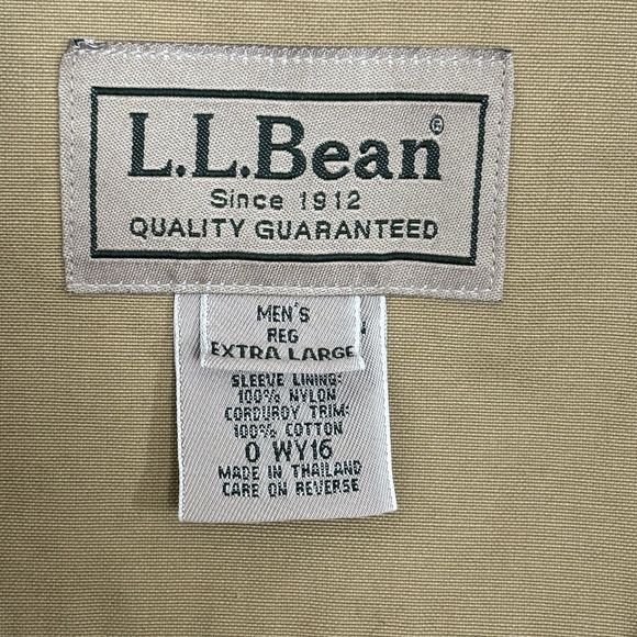 Vintage LL Bean Barn Jacket Mens XLarge Lined Canvas Chore Field Coat - Picture 3 of 5